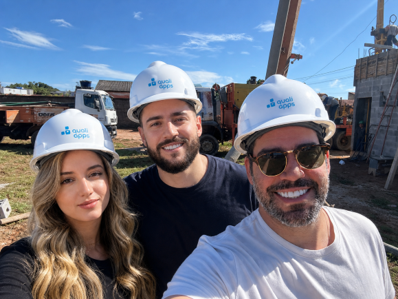 Equipe QualiApps: Alana, Lucas e Felipe